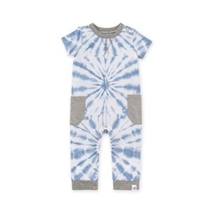 Burt's Bees Diamond Dusk Tie Dye Organic Baby Jumpsuit